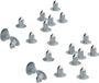 Schwalbe Reservespikes Aluminium 50 Stuks Zilver
