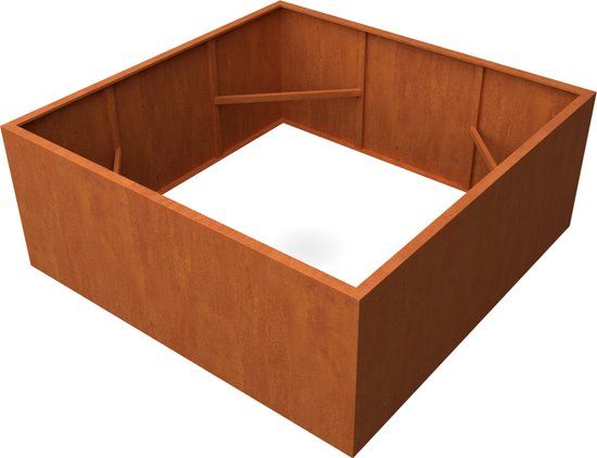 Geroba Artesa Corten Steel Planter 2000x2000x800mm