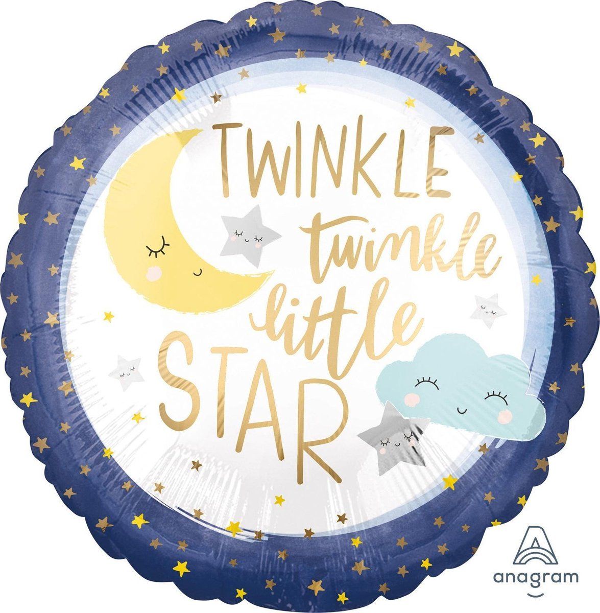Amscan Folieballon 'twinkle Little Star' 45 Cm - Multicolor