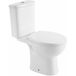 Xellanz Duoblok Toilet - Staand - Rimless - AO - met Toiletzitting - Blanc Brillant