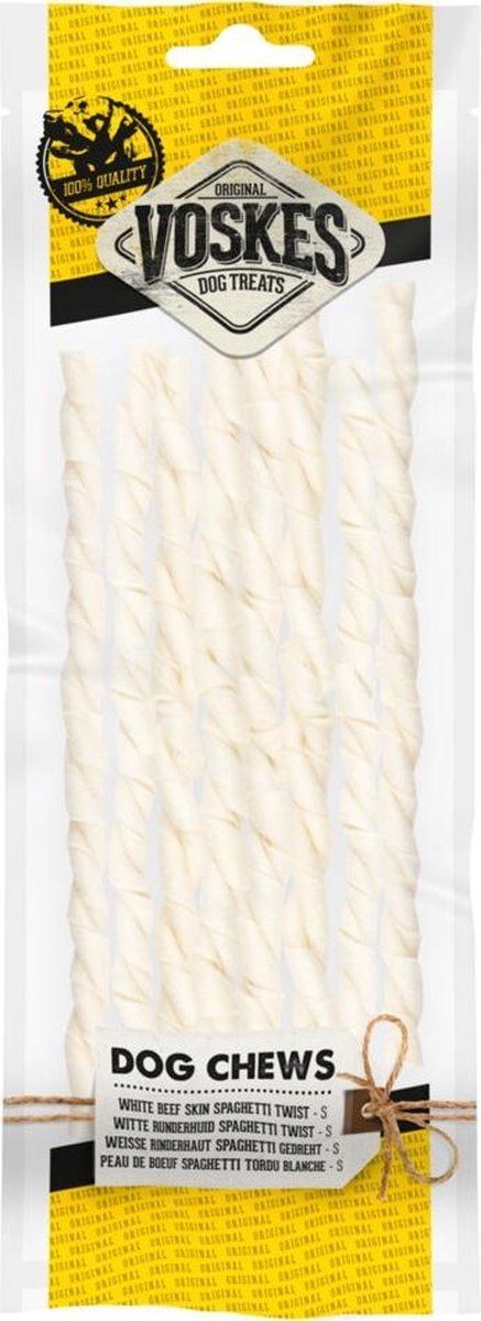 Voskes 10x Spaghetti White 20 cm 8 stuks