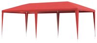 Prolenta Maison Exclusive Partytent, rood, 600 x 300 x 255 cm, PE en staal