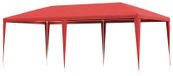 Prolenta Maison Exclusive Partytent, rood, 600 x 300 x 255 cm, PE en staal
