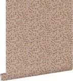 ESTAHome Behang Bloemetjes Terracotta Roze - 53 cm x 10.05 m