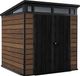 Keter Walnut Pent 77 Tuinhuis - 216x218x226 cm – Donker Bruin
