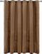 vidaXL Gordijn verduisterend met ringen 290x245 cm fluweel beige