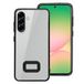 Cool Beschermhoes voor Samsung A566 Galaxy, A56 5G, metalen rand, zwart