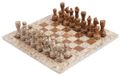 Jeu d'échecs Marbre Noir et Blanc 38 cm