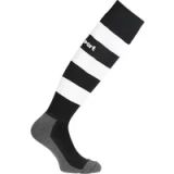 Uhlsport Team Pro Essential Stripe Voetbalkousen - Zwart / Wit | Maat: 28-32