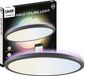 Calex Halo Slimme Plafonnière - Smart Plafondlamp 40cm - RGB en Warm Wit Licht - Zwart