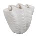 Mette Ditmer Vase Shell Petit, 22 cm, blanc