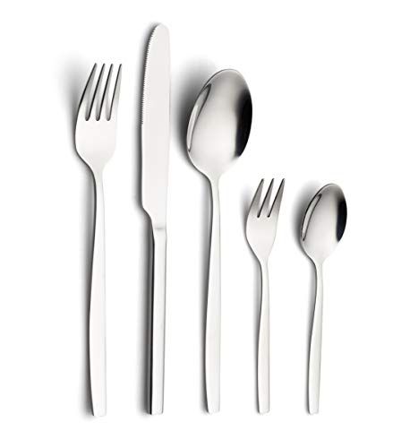 Echtwerk EW-BS-3045 Positano Tafelbestek - 30-delig - 6 Personen - Zilver