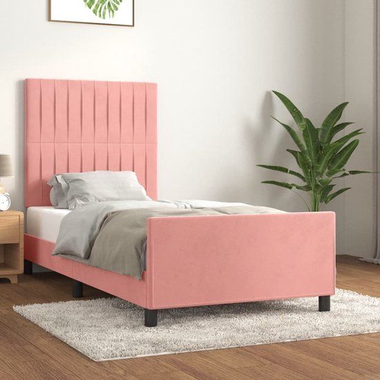vidaXL Bedframe Roze Hout 80x200 cm