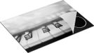 Chefcare Inductie Beschermer Piano Toetsenbord - Zwart Wit - 75x50 cm