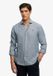 Superdry Riviera Linnen Overhemd Lange Mouwen Heren Indigo Needle Stripe S