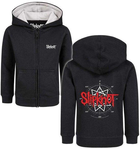 Slipknot Metal-Kids - Star Symbol Kinder vesten zwart Katoen - Maat 128
