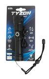 TYZON LED stavlamp 600–1600 lumen – CREE P70 – verstelbare focus/zoom – 5 standen (hoog/normaal/laag, strobe, SOS) – aluminium – werkt op AAA of 18650/26650