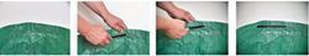 TerCasa tuinzak - 272 liter - groen - set van 3