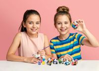 4M Knutselen - Giet En Verf - Schattige Pandabeer - 6 Magneten - Creatief Speelgoed - 5 Jaar