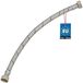 KOTARBAU® Tuyau de raccordement flexible 3/8" x 3/8" - Tuyau de robinet flexible 40 cm - Tuyau de raccordement sanitaire - Tuyau de connexion flexible - Tuyau de raccordement de robinetterie - avec tresse en acier inoxydable