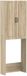 vidaXL Toiletkast UTRECHT Sonoma Eiken 66 x 25,5 x 190 cm Bewerkt hout
