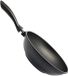 Wokpan van gegoten aluminium met deksel - Blanc/Noir