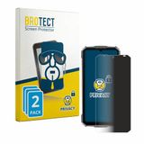 BROTECT - privacy screenprotector voor Doogee Fire 7 Ultra - Folie Beschermfolie Blauwlichtfilter 2 Stuks