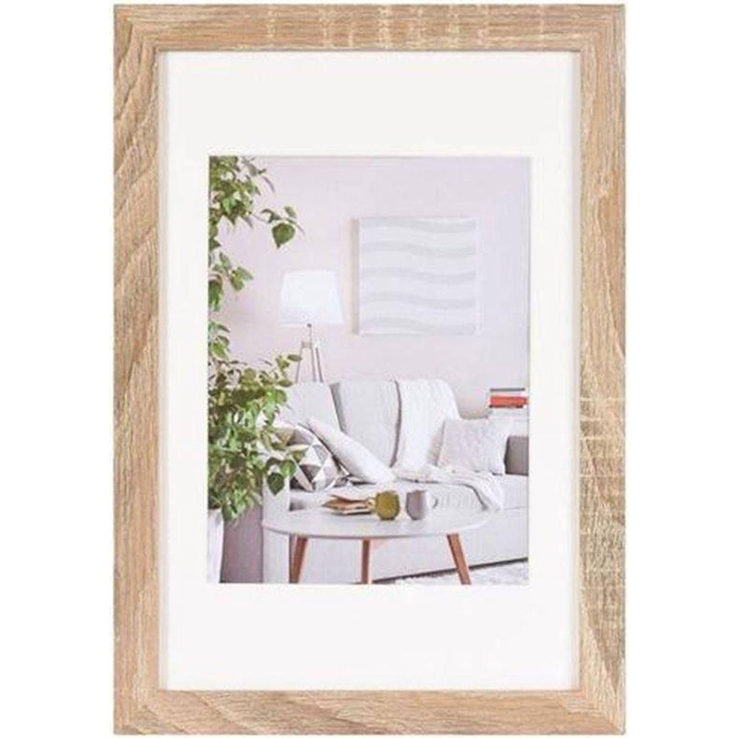 Henzo fotolijst - modern - fotomaat 70x100 cm - lichtbruin