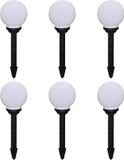 vidaXL Tuinpadlampen 6 st met grondpin LED 20 cm