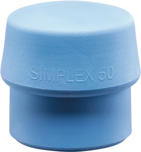 HALDER SIMPLEX soft face hammer head TPE-soft blue 80 mm