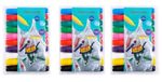TerCasa 998702-2 textielmarkers, set van 3 x 10 stuks voor het beschilderen van stof, 30 stofstiften in etui, textielstiften met lijndikte van 2 tot 5 mm, 90 textielstiften in 10 verschillende kleuren