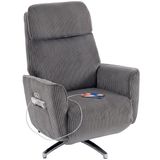 HOMCOM Elektrische Relaxfauteuil met Sta-op Functie, Donkergrijs