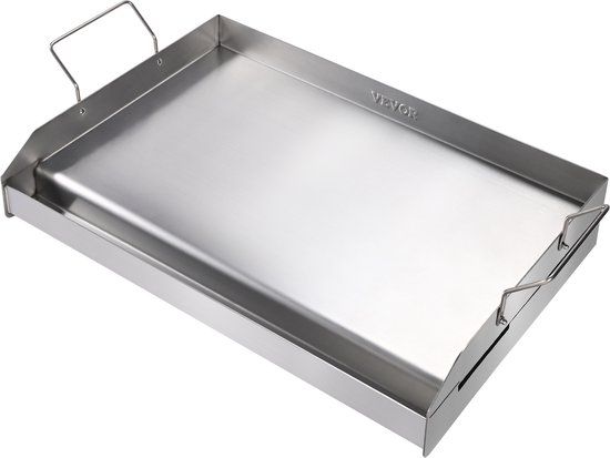 Vevor Grillplaat 430 Roestvrij Staal 58,7 X 39,5 X 9,9 cm