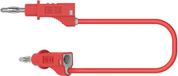 Electro PJP 2110-CD1-25R Meetsnoer [Bananenstekker - Bananenstekker] 25 cm Rood 1 stuk(s)