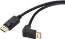 Renkforce SP-9163724 DisplayPort-kabel DisplayPort Aansluitkabel DisplayPort-stekker, DisplayPort-stekker 0.50 m Zwart