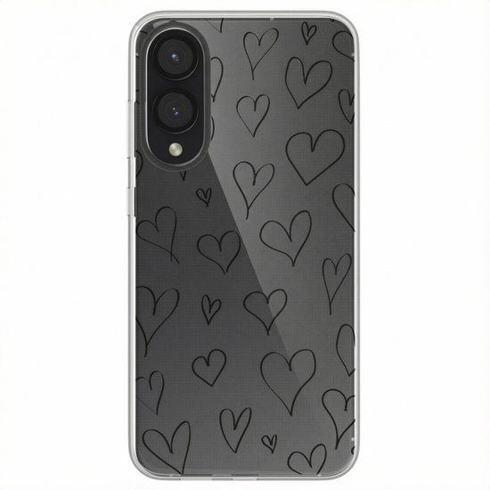 imoshion Hoesje - Geschikt voor Samsung Galaxy S25 Edge - Design hoesje - Hearts