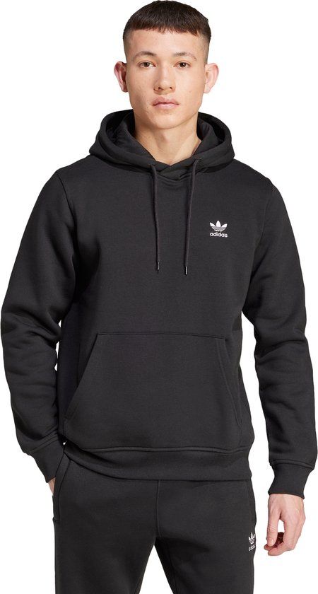 adidas Originals Trefoil Essentials Hoodie Heren Zwart