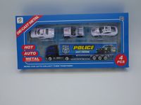Jonotyos Autoset met vrachtwagen en 3 politie auto's