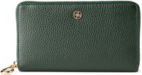 Esquire Leren portemonnee Alexandria Wallet Green donkergroen