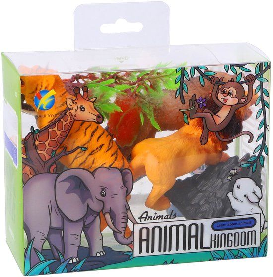 Ottosimon KiddyGo Wilde dieren speelset - 8 delig