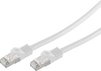 S-Impuls S/FTP CAT7 10 Gigabit câble réseau / blanc - LSZH - 0,50 mètre