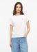 s.Oliver T-shirt blanc coton col rond manche courte 44