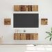 Prolenta Maison Exclusive Ensemble de meubles TV exclusif - 6 pièces, dimensions 60 x 30 x 30 cm, en bois de récupération