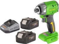 Procraft PS22bb accu-slagmoersleutel 20 V 230 Nm 1/4" borstelloos Solo
