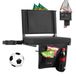 VEVOR Stadionstoel, klapstoel met rugsteun en dik kussen, gevoerde zitting, inclusief schouderriem, haken, bekerhouder en zijzak, stoel