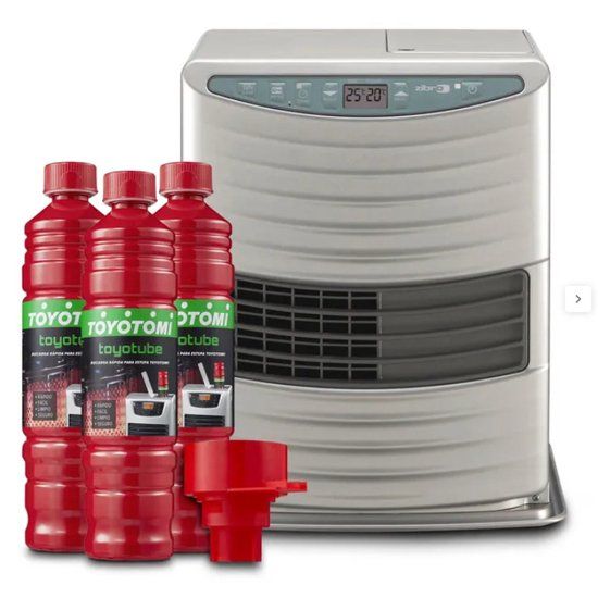 Zibro LC-30 Toyotube Petroleumkachel - 3.0 kW - 120 m³ - Grijs