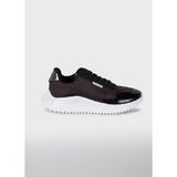 Calvin Klein Eva Runner Lace Up Black/gun Metal Taille: 38