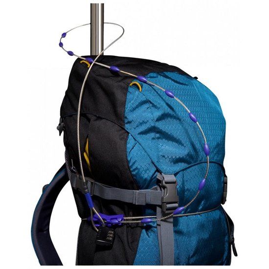 Pacsafe Wrapsafe Kabelslot - Staal - 250 cm