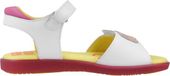 AGATHA RUIZ DE LA PRADA 242960A Sandalen met hak Kinderen Wit Leer Klittenband