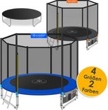 KESSER® Trampoline 305 cm met Veiligheidsnet en Ladder tot 150 kg belasting - Oranje